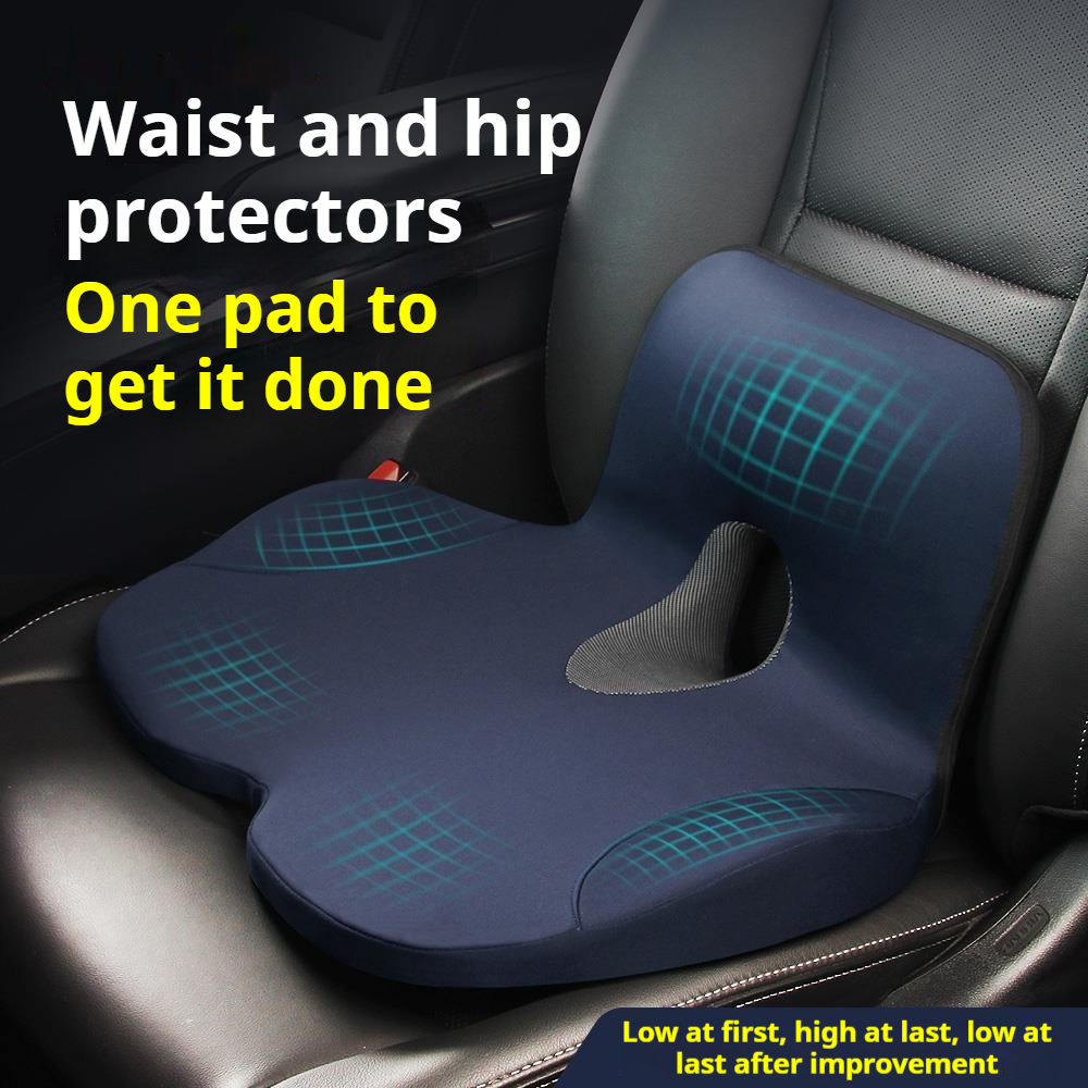Office Chair Cushion - รถหลักเบาะนั่ง Booster เบาะรองนั่งหน่วยความจําโฟมเบาะเก้าอี้บรรเทาเหมาะสําหรับ All-Season Booster Universal