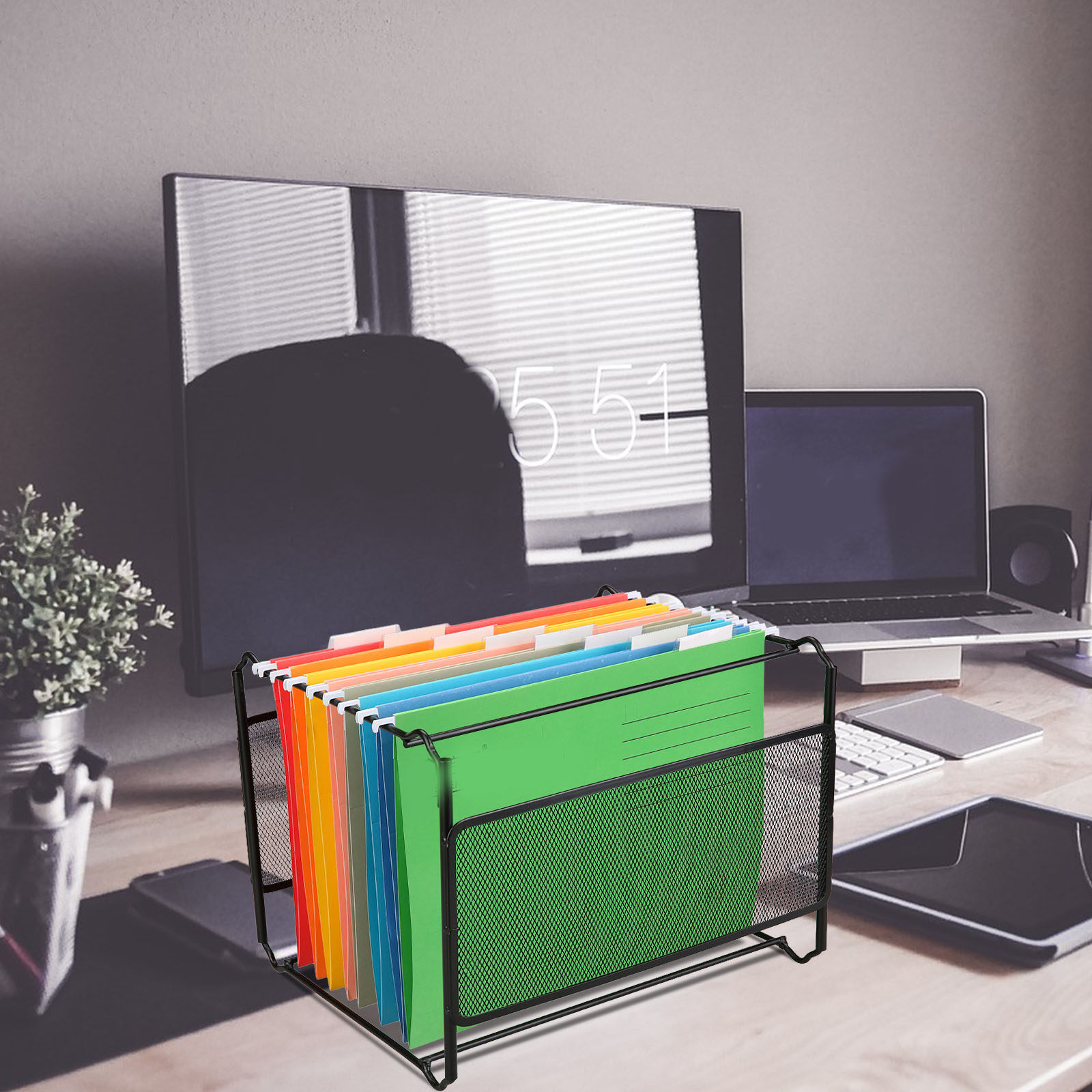 File Cabinet - 8 ชิ้น แฟ้มแขวนเอกสาร ที่จัดเก็บเอกสารแบบแขวนที่มั่นคง สำหรับเก็บใบเสร็จ บิล