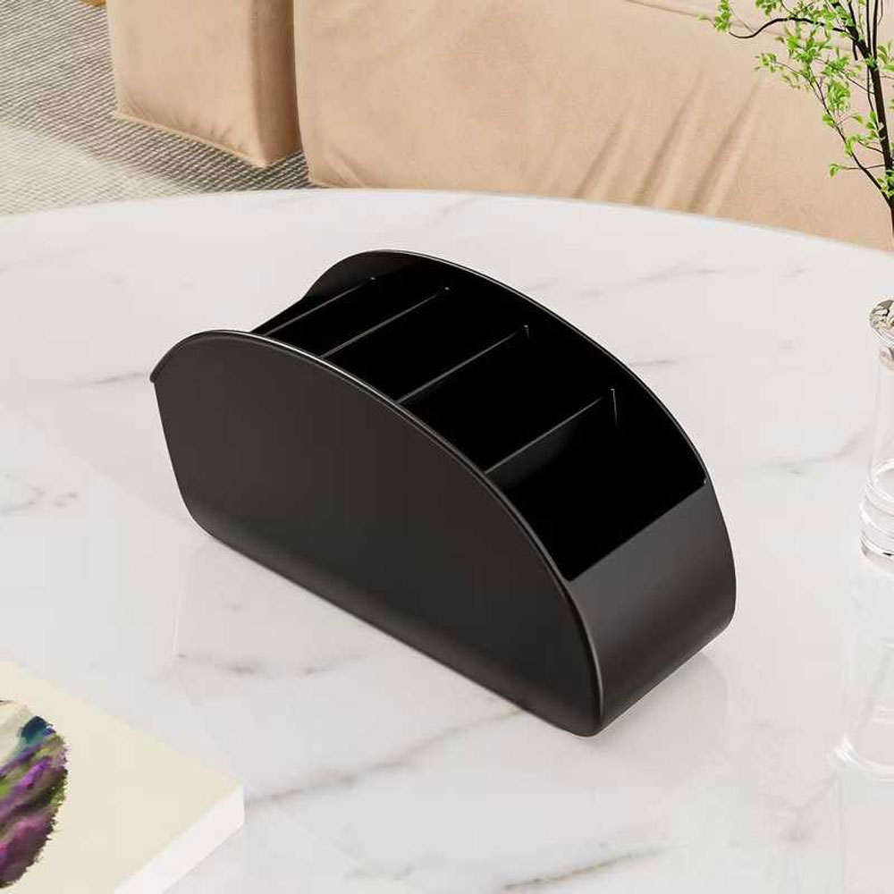 Office Furniture Brands - กล่องเก็บรีโมทคอนโทรลแบบหลายช่อง, กล่องจัดระเบียบโต๊ะอเนกประสงค์, เหมาะสำหรับเก็บรีโมททีวี, เครื่องเขียน, แว่นตา, เครื่องสำอาง