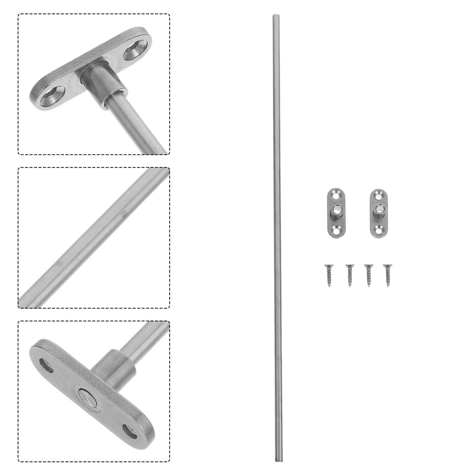 File Cabinet - ราวแขวนแฟ้มสแตนเลสสตีลสำหรับตู้เก็บเอกสาร แข็งแรงทนทาน สำหรับจัดระเบียบลิ้นชักโต๊ะ ราวโลหะ