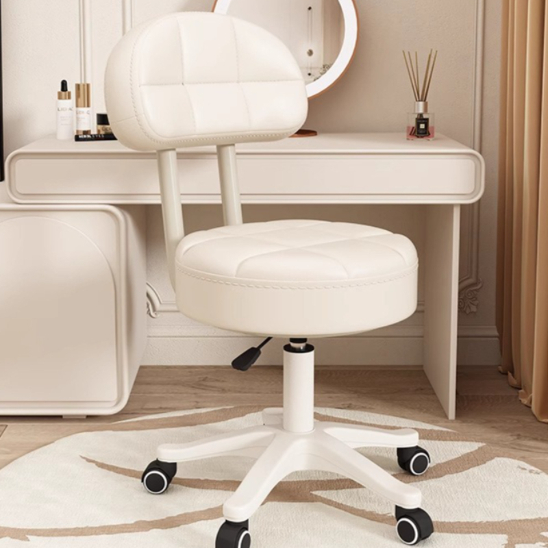 Office Stool - เก้าอี้คอมพิวเตอร์อเนกประสงค์ เก้าอี้สำนักงาน เก้าอี้หอพัก เก้าอี้อ่านหนังสือ เก้าอี้พนักพิง เก้าอี้โต๊ะทำงานที่บ้าน