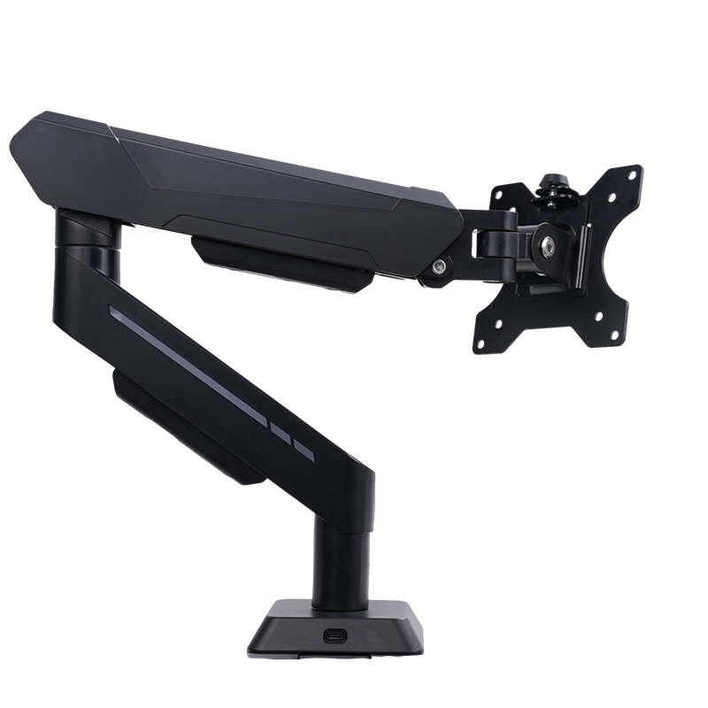 Monitor Stand - ขาตั้งจอภาพอเนกประสงค์แบบหมุนได้ RGB ขนาด 24 นิ้ว ทำจากอะลูมิเนียมอัลลอย
