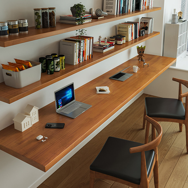 โต๊ะทำงานไม้เนื้อแข็งสไตล์นอร์ - Bookshelf บทวิจารณ์และราคา
