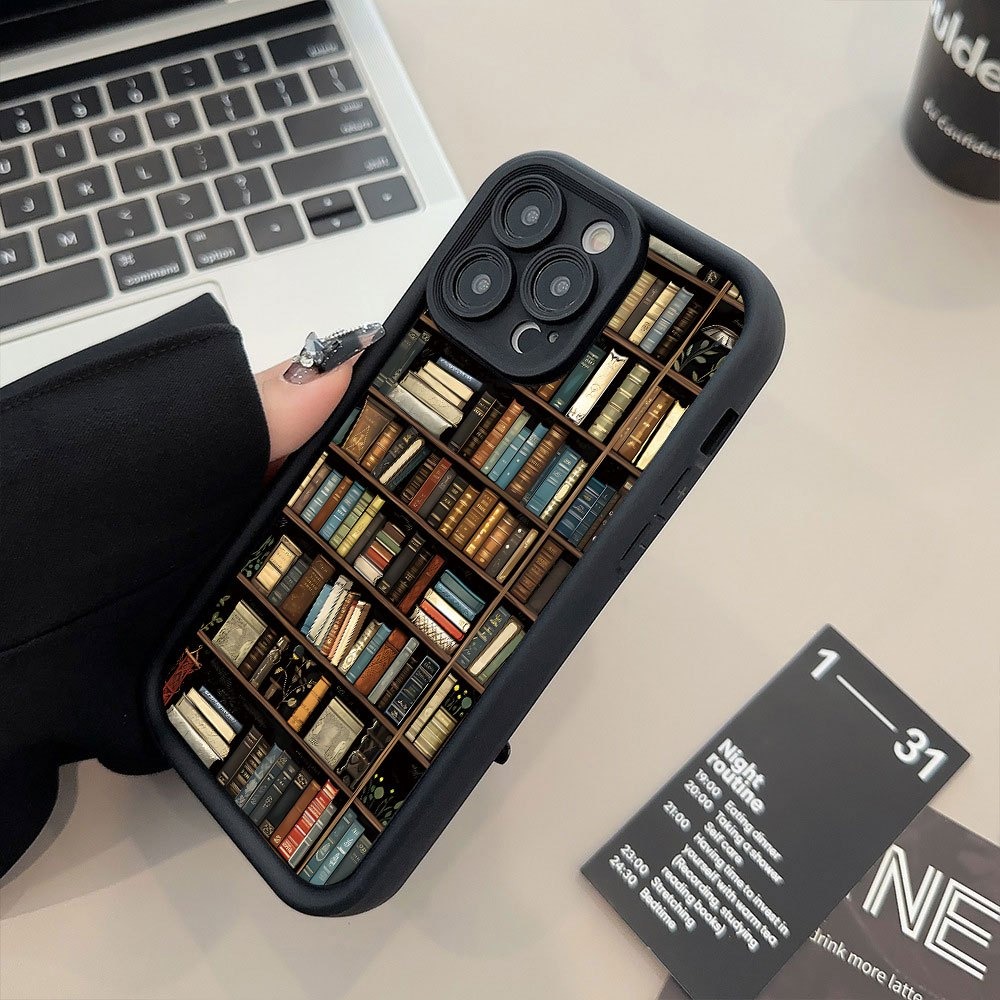 เคสโทรศัพท์ลายชั้นวางหนังสือสุ - Bookshelf บทวิจารณ์และราคา