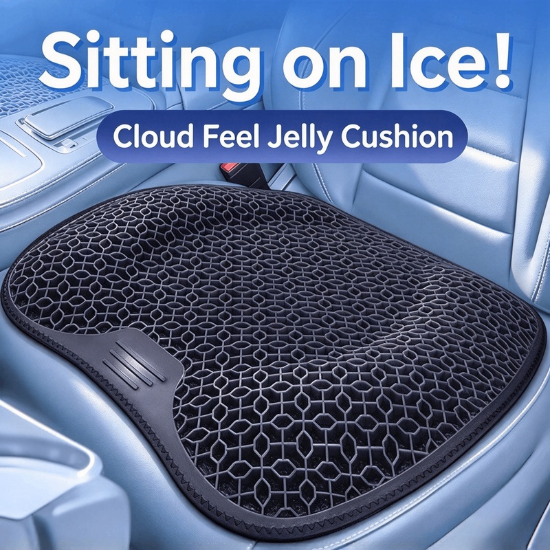 เบาะรองนั่งเจลรังผึ้ง ระบายอาก - Office Chair Cushion บทวิจารณ์และราคา